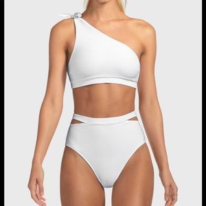 NWT Vitamin A white swimsuit. Top: Giada Top